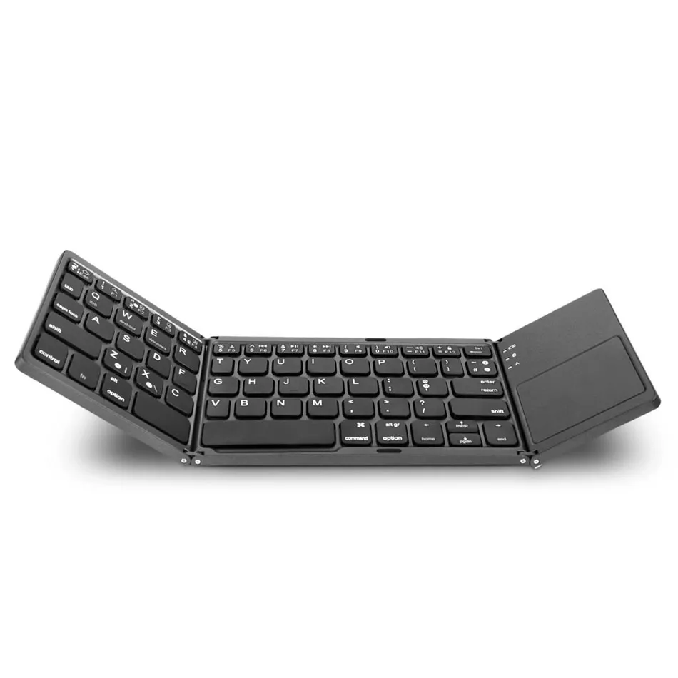 Touch Touch Touch Touch Bluetooth Teclado Mini port￡til Teclado sem fio Teclado com touchpad para iOS Windows Android Tablet Phone celular