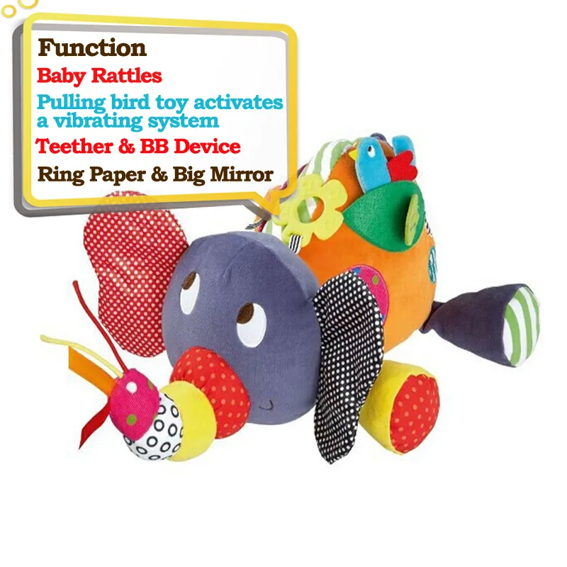 Baby Plush Elephant Toy for Infants 0-12 Months, Educational Hanging Toy  for Bed and Stroller, 15.7  5.5  7.1 in from Dhgate Rattles & Mobiles -  price 38.68