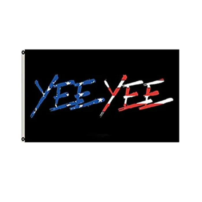 American Yee Yee Outdoor Drapeaux Bannières 3X5FT 100D Polyester 150x90cm Couleur vive de haute qualité avec deux œillets en laiton