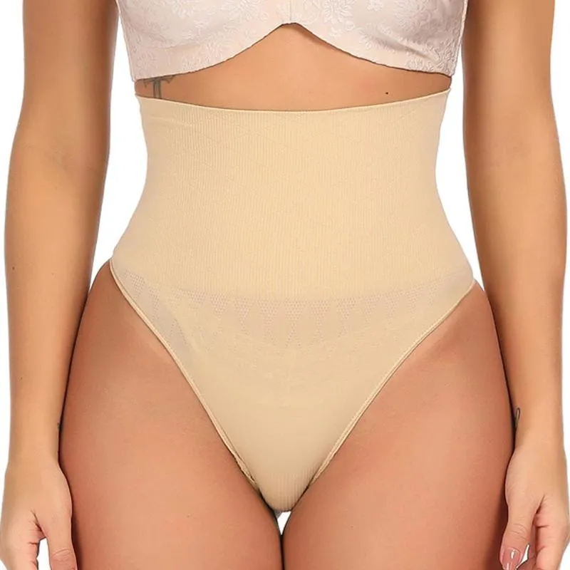 Hög midja Body Shaper Seamless Women Shapewear Slimming Panty Tummy Midja Trainer Modelling Control Knickers Underkläder Lady