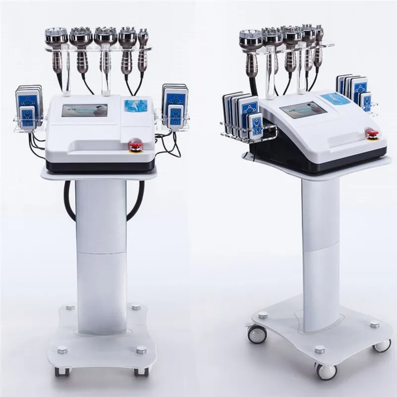 2021 Maquina de Lipo Laser Bio 40K Ultraljudsfettsugning Kavitation Kroppsbantmaskin 6in 1