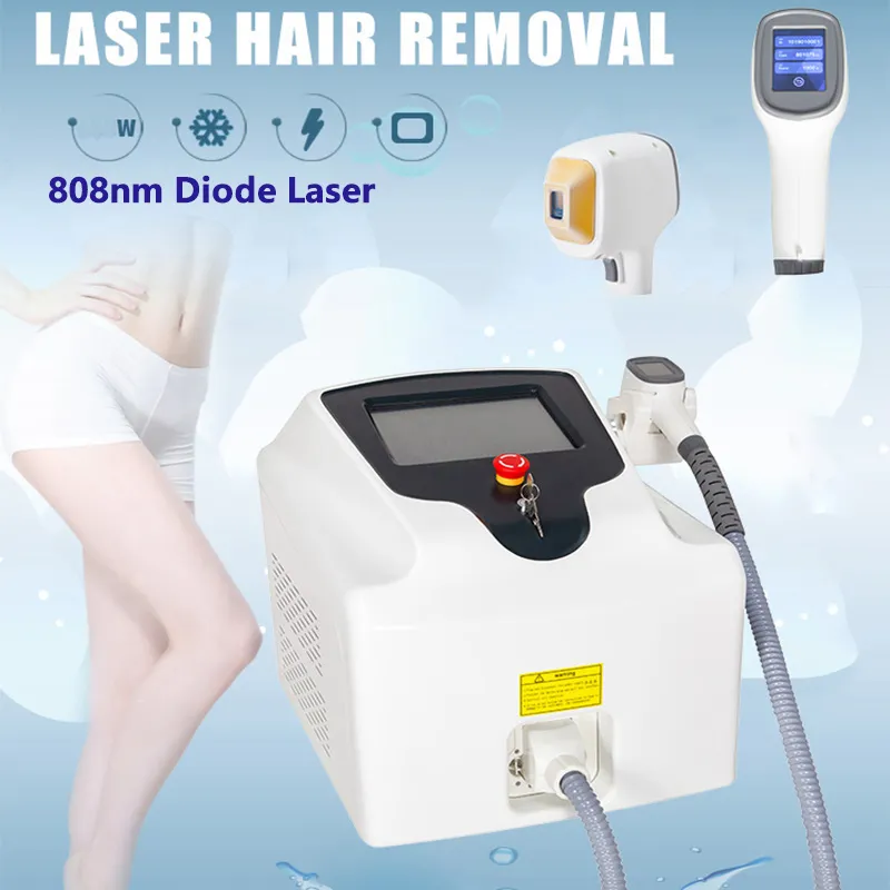 Portable Alexandrite Laser 808 Hair Removal Machine Sopranos Big Spot