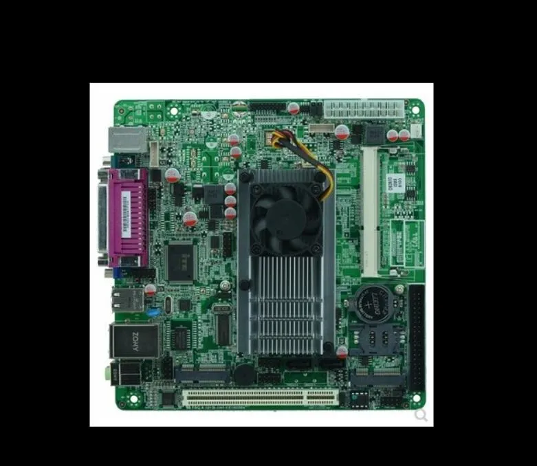 Intel Atom D525 Mini-ITX H61 Moderkort Industrail Machine POS Maskin Dual Core J1800 J1900 för POS-enhet Karaokbehandlingsannons. Spel