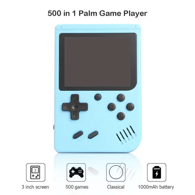 500のクラシックゲーム、2.4インチのカラースクリーン、子供向けの