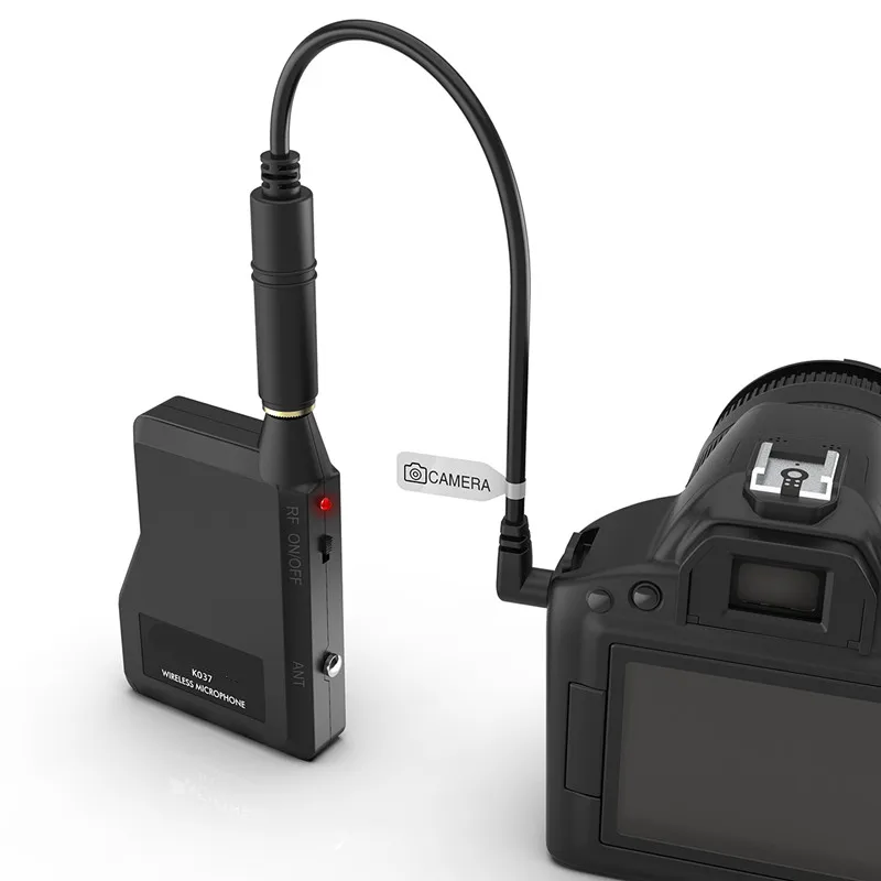 FreeShipping Sistema de microfone de lapela sem fio UHF de 20 canais com transmissor Bodypack Mini receptor portátil de microfone de lapela
