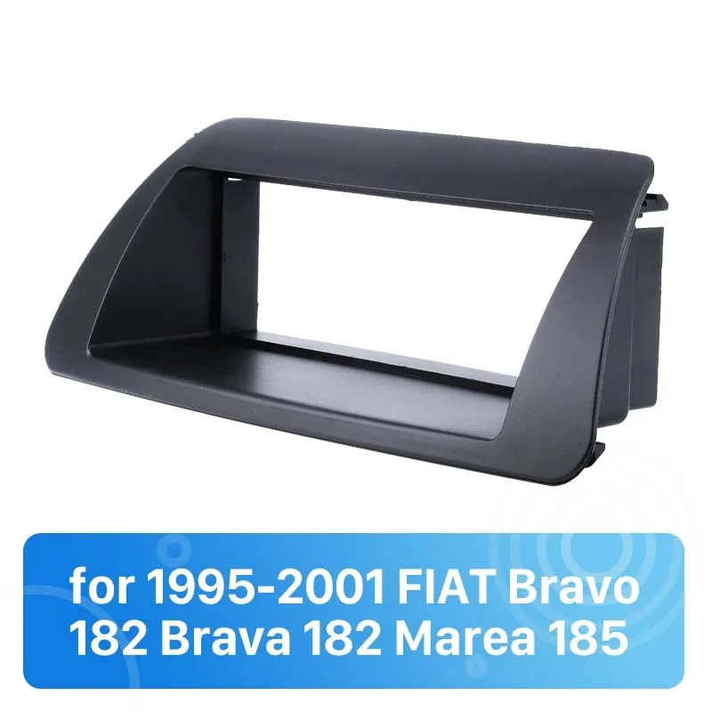 Perfect 1Din Car Radio Fascia for 1995-2001 FIAT Bravo 182 Brava 182 Marea 185 Panel Frame Audio Cover Trim kit Bezel