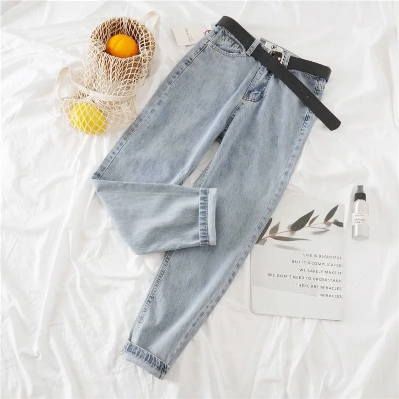 Acquista Vendita Calda Plus Size Vita Alta Boyfriend Jeans Dei Pantaloni Di  Modo Delle Donne Di Blu Jeans Neri Del Denim Delle Signore Harem Casuale  Slacciano I Pantaloni Vintage Jeans A 11,28