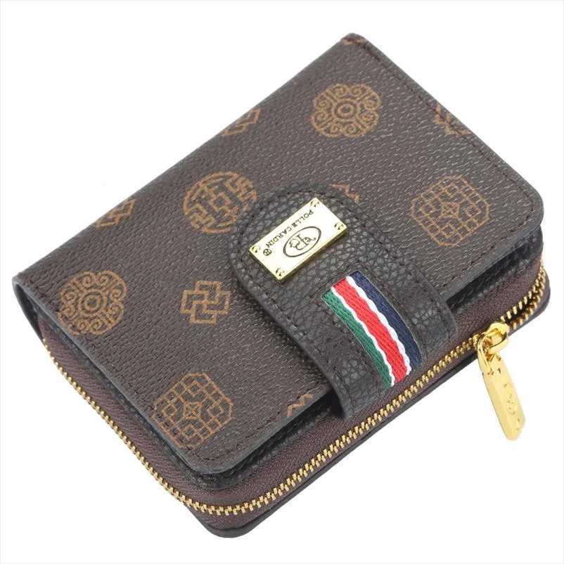 2021 Women Leather Purse Hasp Wallet Female Short Small Vintage Card Holder Zipper Ladies Coin