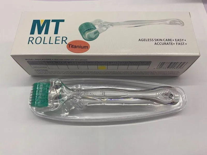 5 pz/lotto MT 192 Lega di Titanio micro ago derma roller, corpo dermaroller microneedle roller per la bellezza della pelle freeshipping