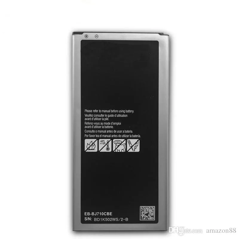 Nya EB-BJ710CBE-batterier för Galaxy J7 J710 J710F J7108 J7109 3300MAH Mobiltelefonbatteri