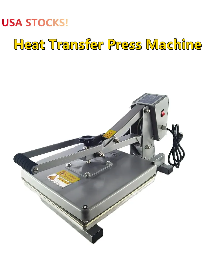 15 x 15 Digital Clamshell Heat Press Transfer T-Shirt Sublimation Press  Machine