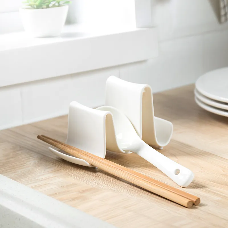 Yaratıcı Diğer Mutfak Araçları Plastik Basit Dalga Pot Kapak Raf Toptan Mutfak Çubukları Bıçak Doğrama Kesme Tahtası Depolama