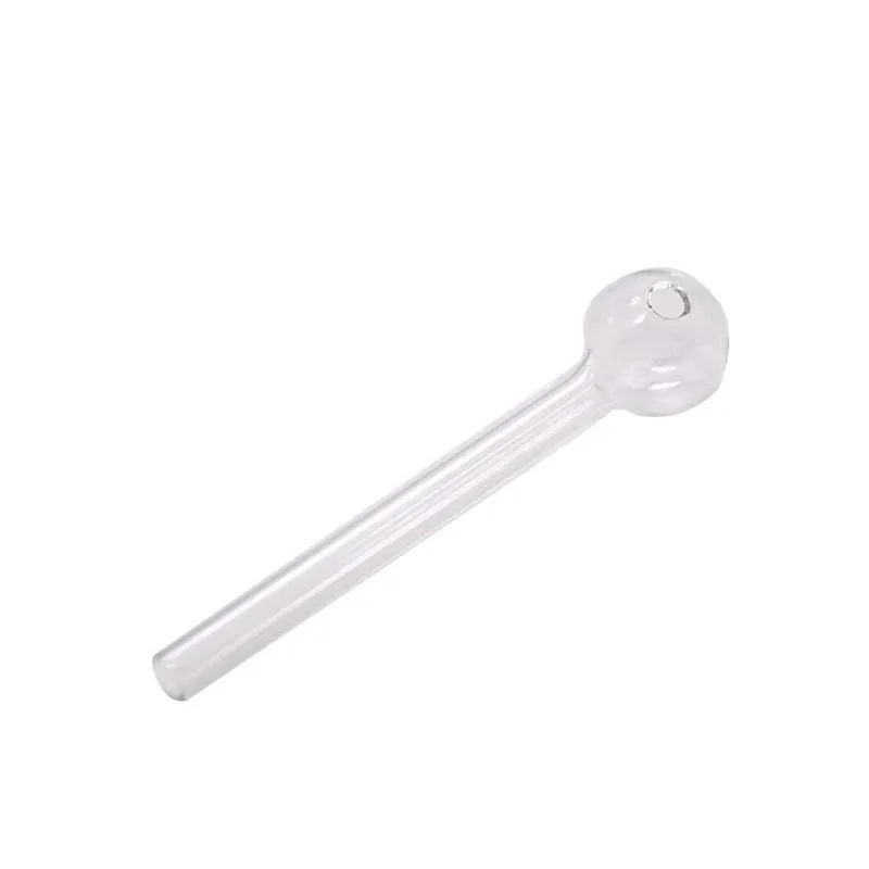 2021 Pyrex Glas Oliebrander Handvat Smoking Pipe 118mm 96mm rokende Puff Combed Accessoires