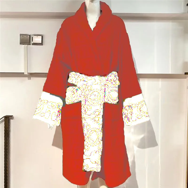 Klassisk Jacquard Designer Pathrobe Paroque Textil Night Robe Men Women Robes Par Home Wear Prand Sleepwear Unisex Preatherable Warm Robes P
