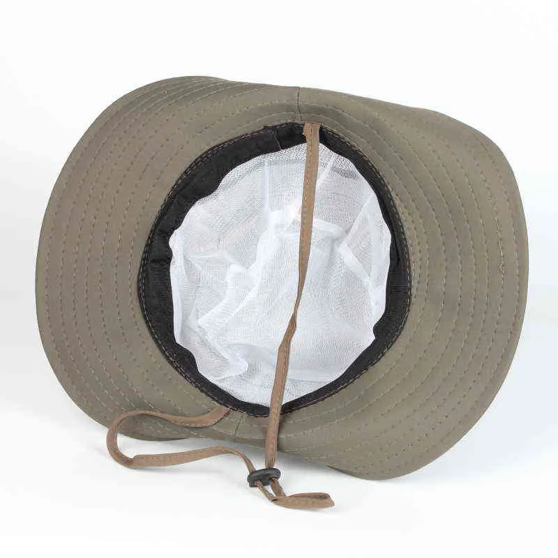 Wholesale custom embroidery reversible big brim Sweat-absorbent and  breathable men's fishing bucket hats G220311