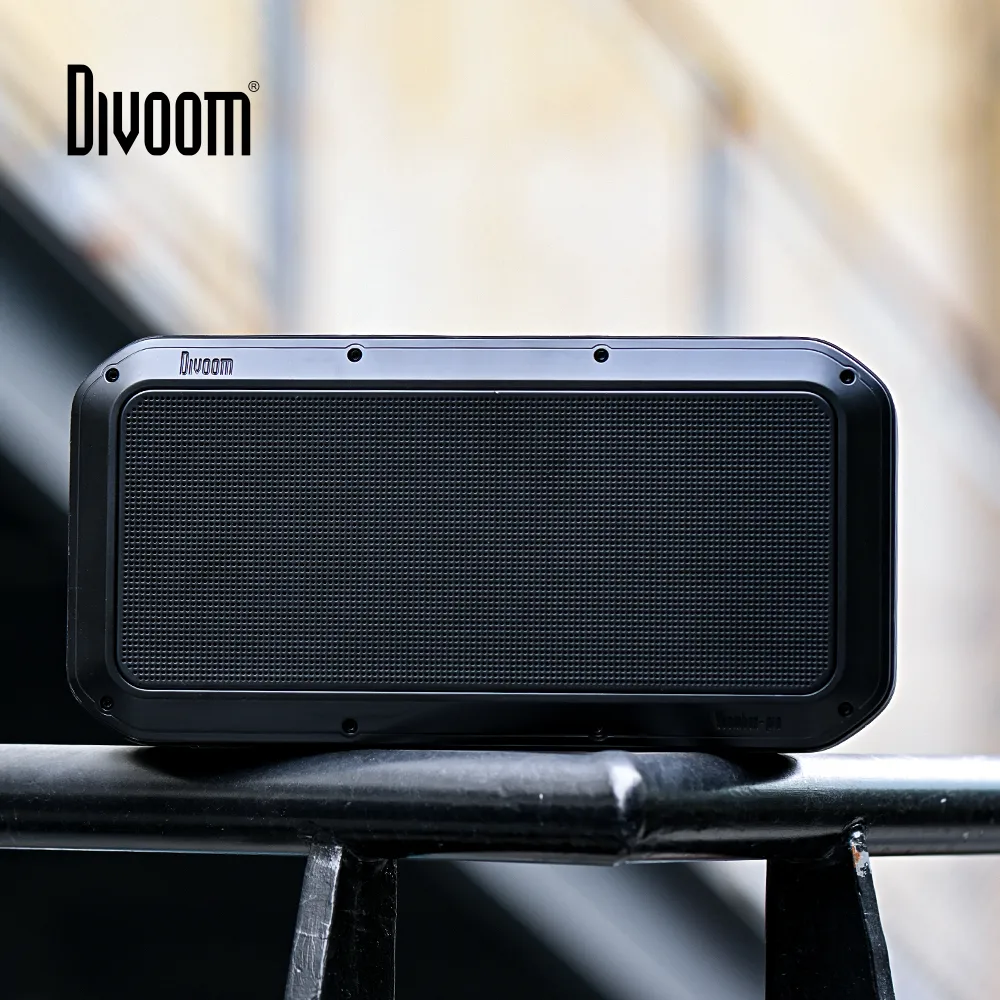 Divoom voombox pro bärbar Bluetooth trådlös högtalare 40W Super Bass med 10000 mAh för 18-timmars speltid IPX5 vattenbeständig