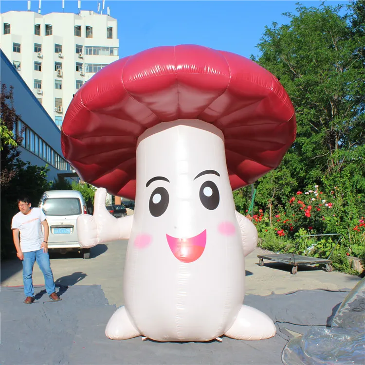 Inflatable Mushroom with Hat Inflatables Balloon With LED and CE Blower for Advertising Inflatables Promotion Decoration