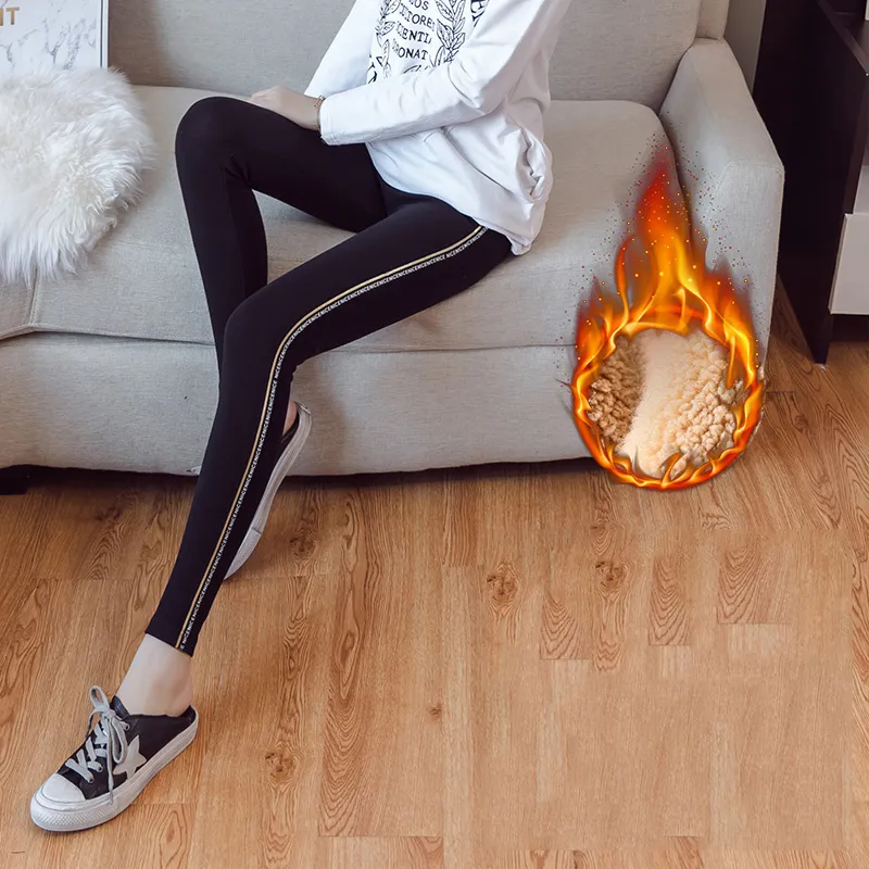 Soft Velvet Maternity Leggings Winter Warm High Waist Thermal Pants Women  For Pregnant Women 2020 From Jiao08, $18.43