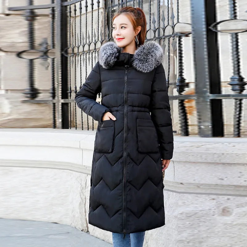 Ladies padded parka top