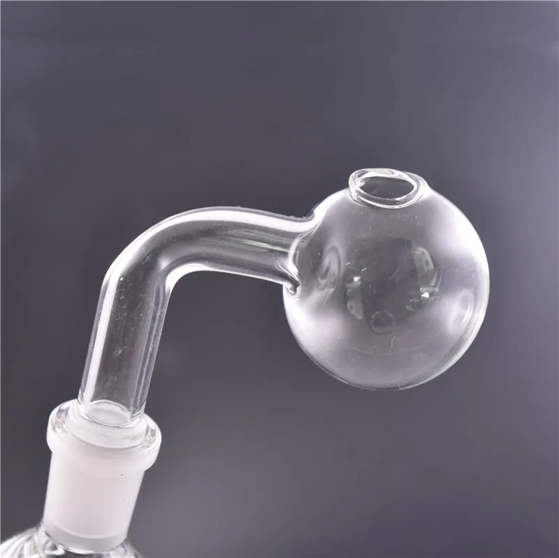 40mm ball Glass Oil Burner pipe 10mm 14mm 18mm Female Male thick pyrex glass water pipes for water bong