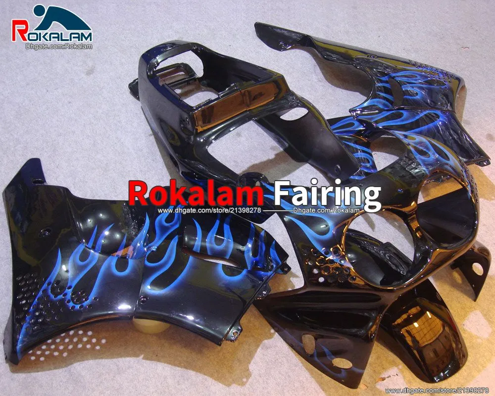 Motorbike delar till Honda CBR900RR 893 1992 1993 CBR893 CBR900 RR CBR 900 RR CBR 893RR MOTO Fireblade Blue Flame Aftermarket Kit Fairing