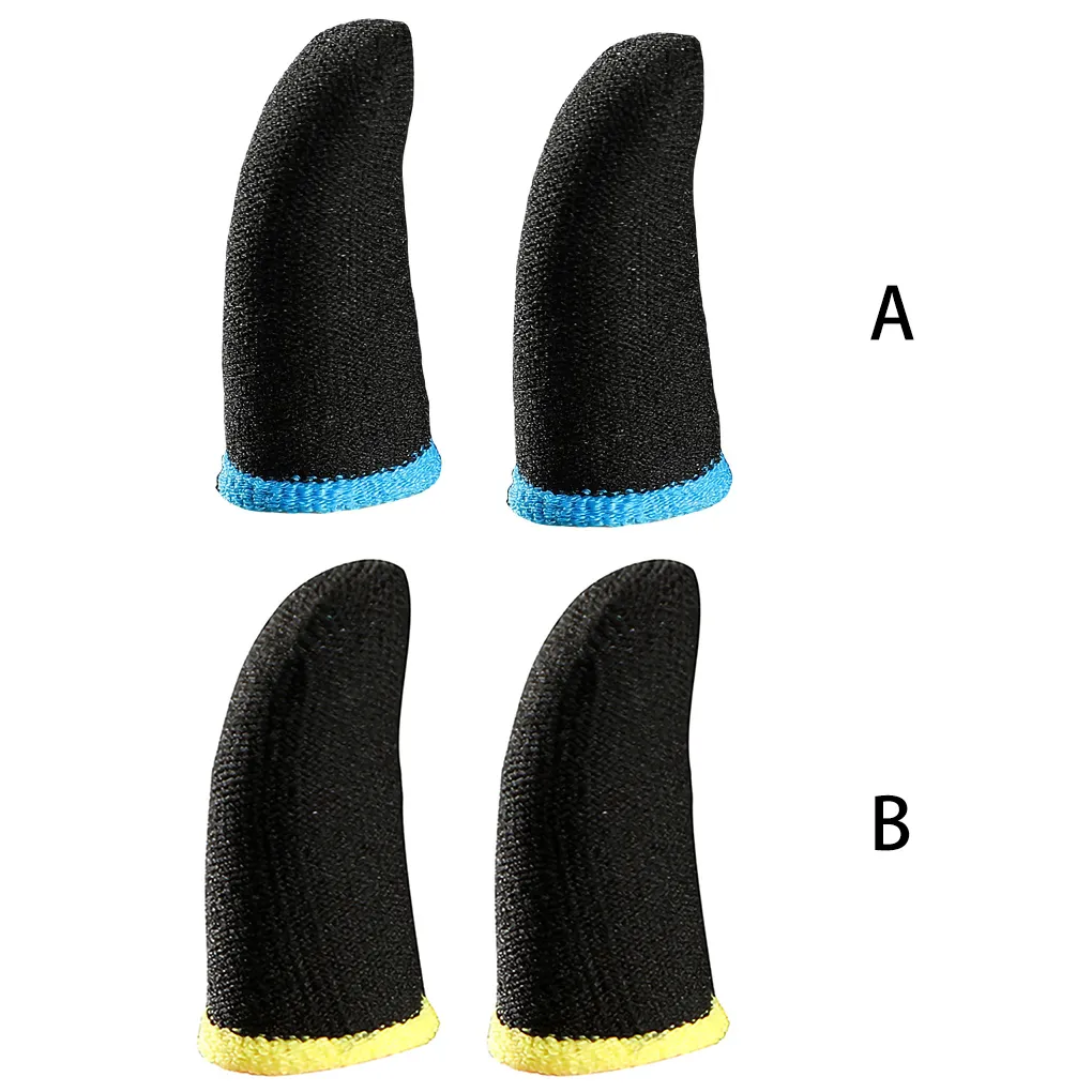 2pcs Carbon Fiber Finger Slee for Pubg Mobile Games Contact SN 핑거 커버 New