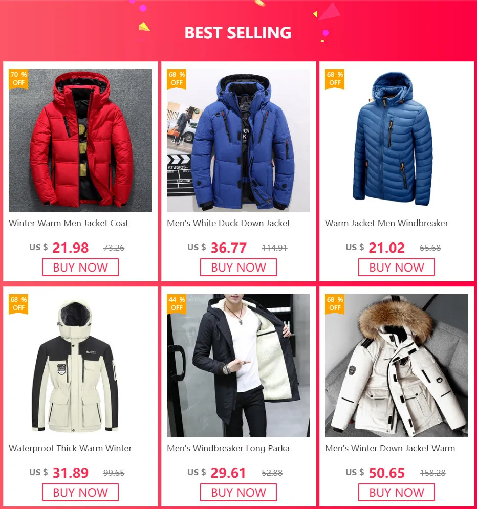 Anorak chaud homme shop