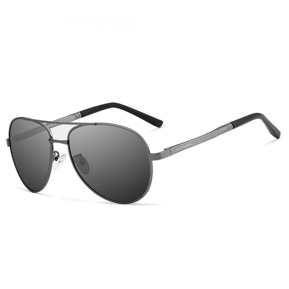 Men's Driving And Fishing Metal Polarised Sunglasses