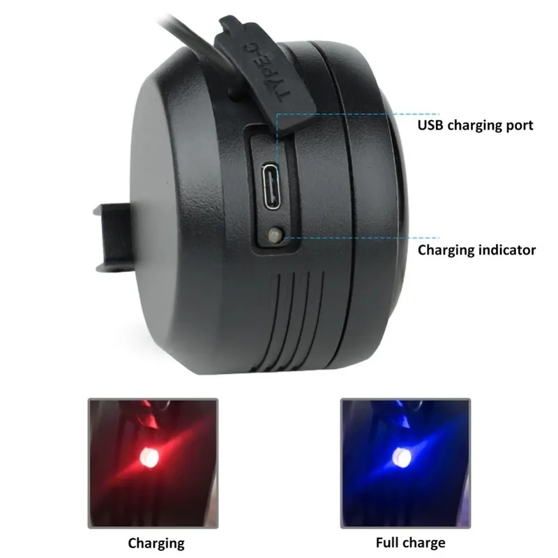 125db USB Recharged Bicycle Electric Bell Motorcycle Scooter Bike Horn Safe  Anti Theft Alarm Super Loud 1300mAH 220211 From Kua09, $9.49