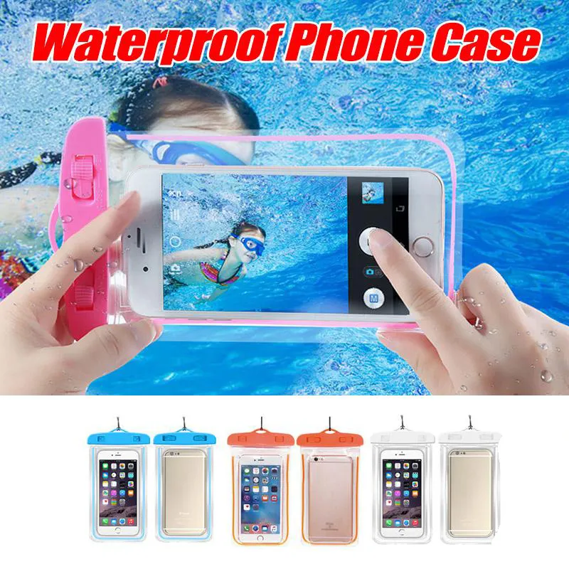 PVC-versiegelte wasserdichte Tasche, Handyhülle, leuchtende Handyhülle, wasserdichte Hülle für iPhone 11 Plus, Samsung Galaxy