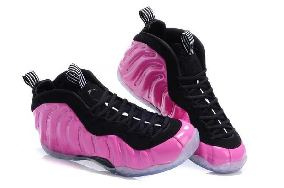 Polarized Pink Basketball Shoes Stylish Mens Sports Sneakers With