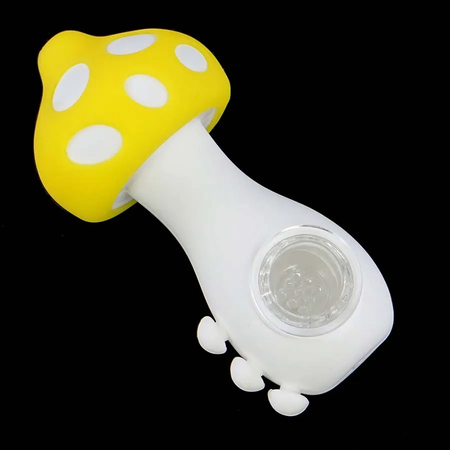 4.3 "Sigara El Borusu Taşınabilir Kırılmaz Bisbler Silikon Dab Rig Oil Rigs Nargile