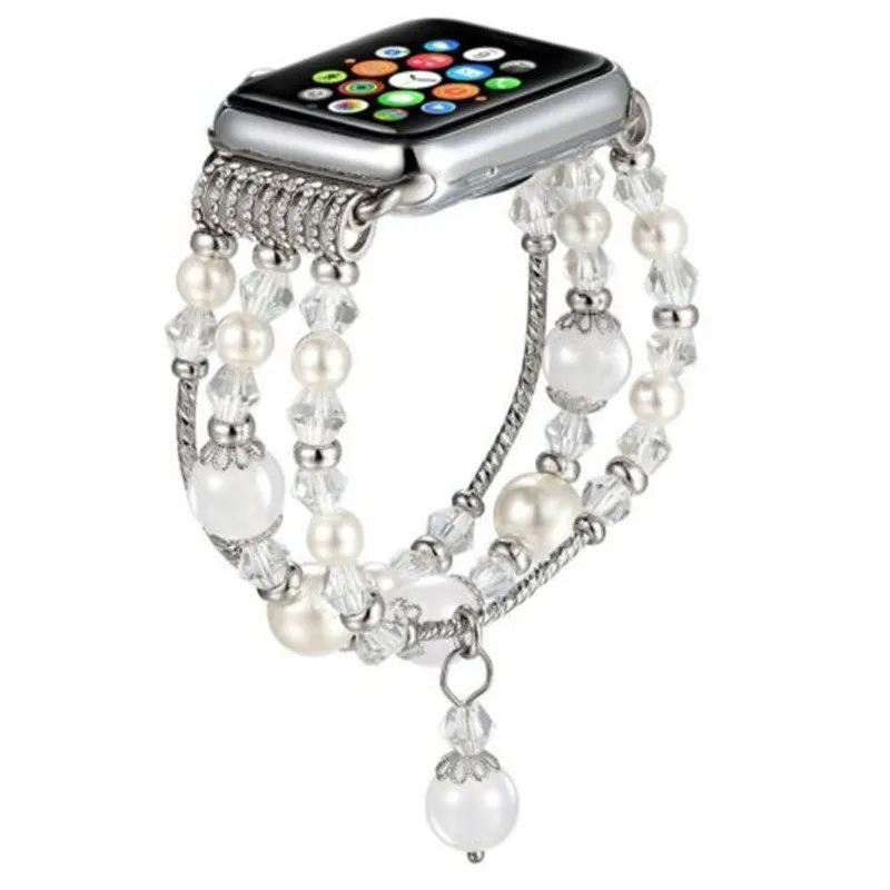 Bling Diamond watchBand Smart Straps per cinturini per orologi Apple 41mm 45mm 42mm 40mm 38mm 44mm cinturino in acciaio inossidabile cinturino da polso da donna per iwatch 7 6 5 4 3 2 1 cinturini
