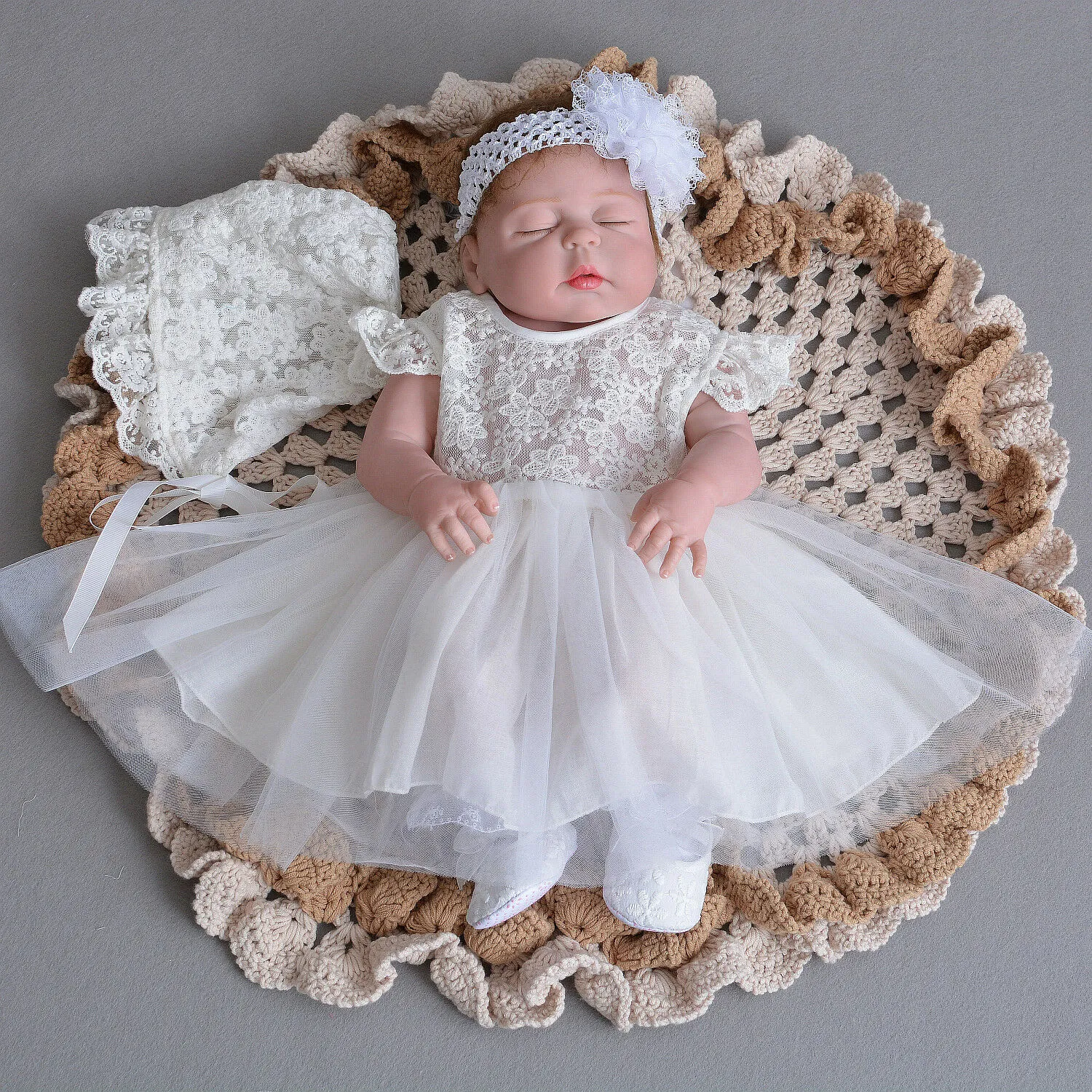 Stunning White Baptism Clothing For Baby Girls 1 2 Year Birthday