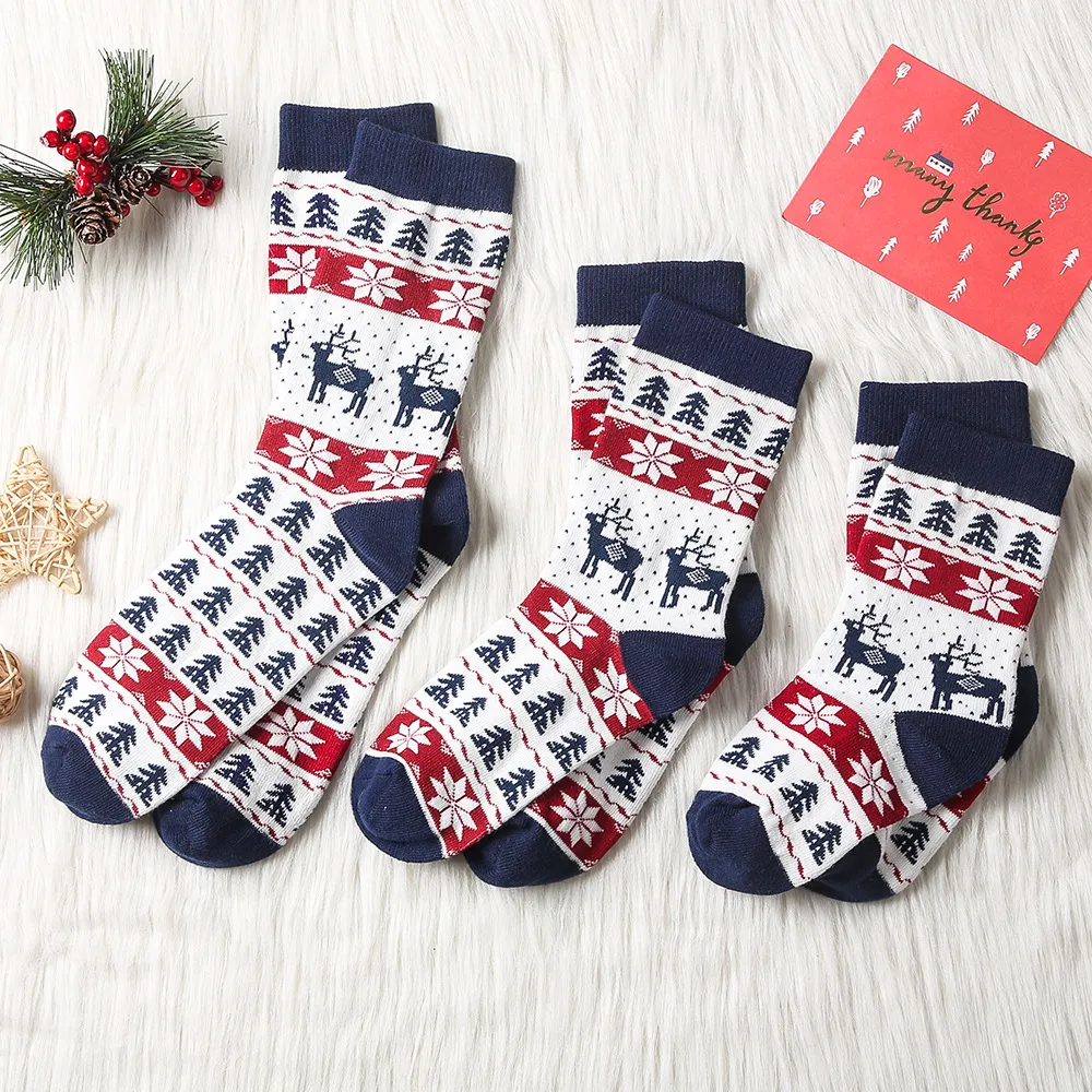 3 size family christmas socks adult kids christmas socks red check white reindeer snowflake xms styles man women baby socks