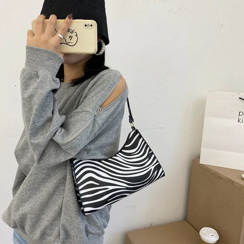 HBP Underarm bag Handbag Purse Retro Animal Zebra pattern personality designers fashion Women Bags high quality handbags fine