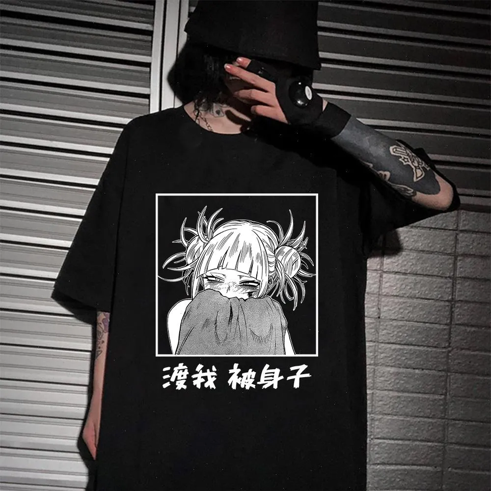 My Hero Academia Himiko Tee Toga Rolig Grafisk T-shirt Fashion Anime Women T Shirt