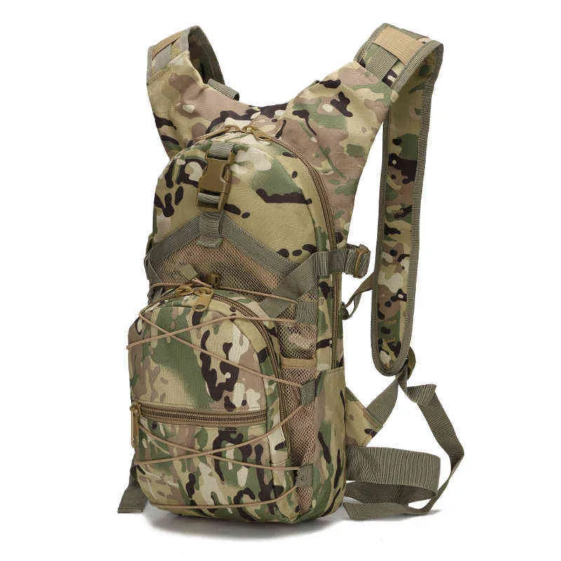 2020 800D Oxford Molle Sac à dos tactique 15L Randonnée militaire Sacs à dos de vélo Sports de plein air Cyclisme Escalade Camping Sac ACU G220308