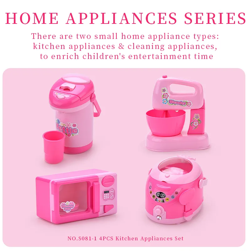 Mini Cleaning Toy Set Simulation Small Household Appliances Series