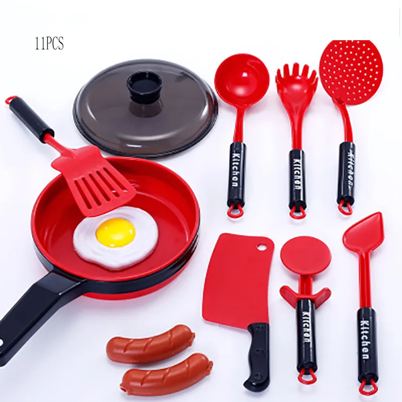 Children Kitchen Toys Set Pretend Play Simulation Food Cookware Pot Pan Cooking Play House Kitchen Kids Toy Gift For Girls Boys LJ201007 From 8 51 DHgate