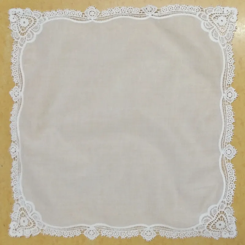 Набор из 12 предметов домашнего текстиля, свадебный платок 12 x 12 дюймов, хлопковые женские носовые платки, взрослые женские носовые платки, вечерние подарки, вышитые крючком кружева