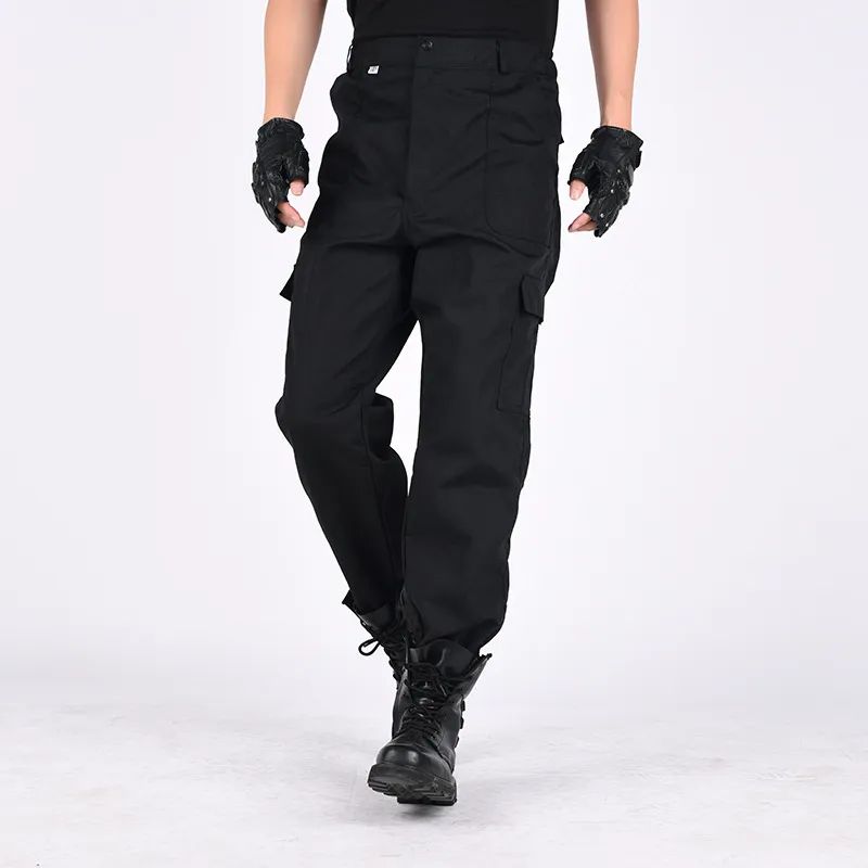 Pantalones t cticos Ej rcito Militar Pantalones de carga Hombres Pantalones de trabajo de alta calidad Hombre Overoles SWAT Airsoft Combat Pant Black