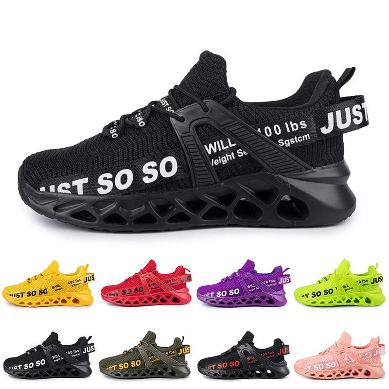 running men womens cheaper shoes trainer triple black whites reds yellow purple green blue orange light pink breathable outdoor sports sneakers GAI wos