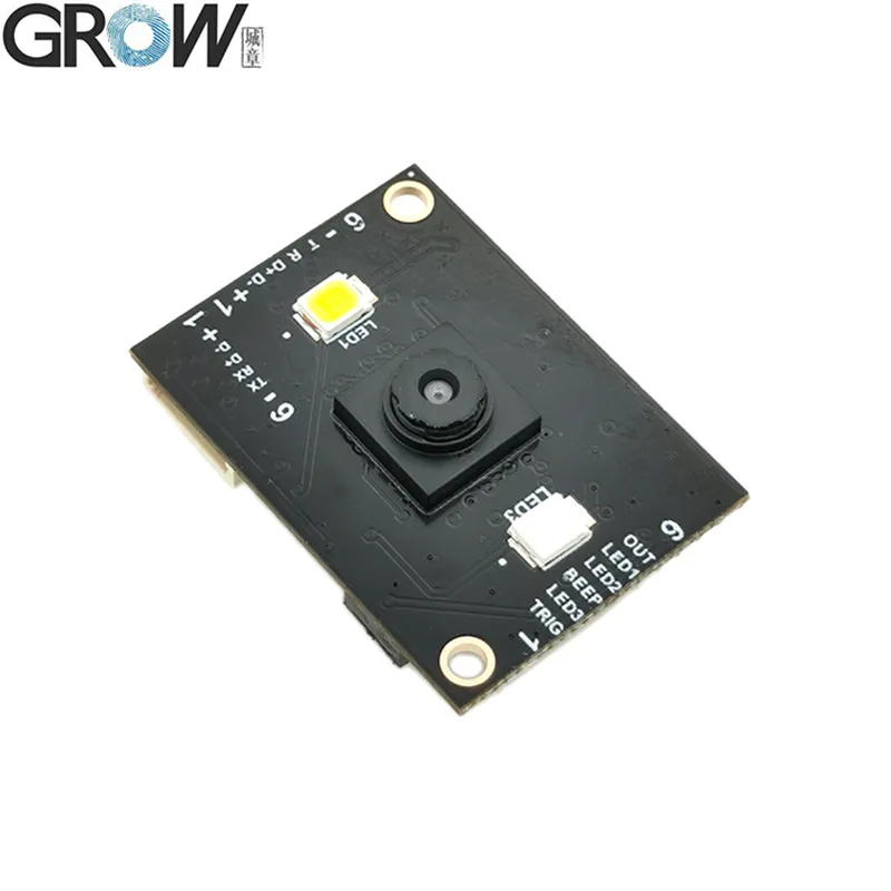 GROW GM805-L Small DC5V USB/TTL232 Interface 7-50cm Reading Distance Barcode Scanner Module 1D/2D QR Bar Code Reader PDF417 for Arduino