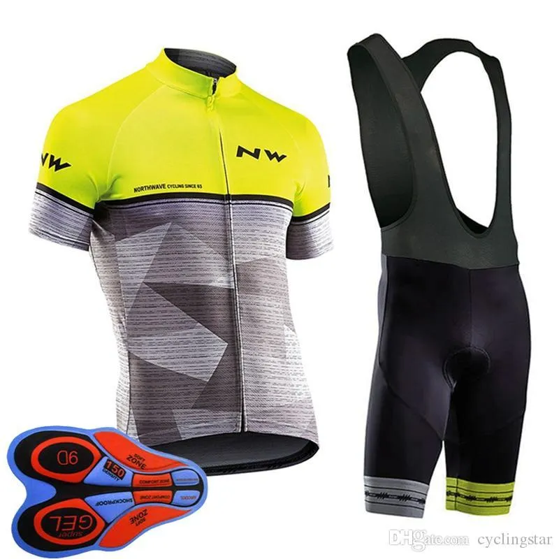 2019 Men NW Team Breathable Cycling Jersey Set MTB Bicycle Clothing Maillot Ropa Ciclismo Hombre Short Sleeve Road Bike Outfits Y092009