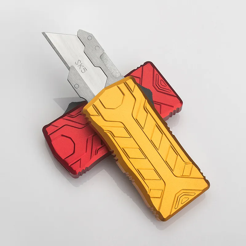 Nuovo coltello da taglio della carta Sabre Wulf ARIVAZIONE Tasca Utility a doppia azione originale EDC 6061T6 GULLA DI ALLUMINUM OUTD4971412