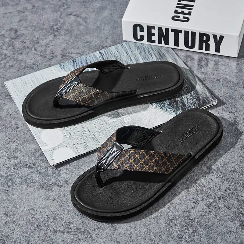 Luxury Printed Designer Zappos Mens Slippers Mens Comfort Rubber