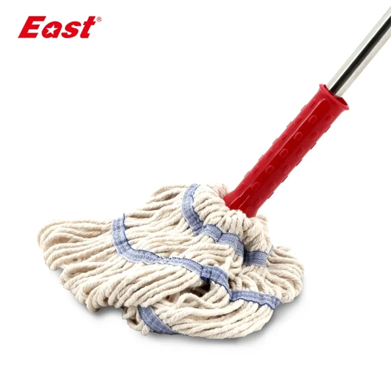 East Spin Twist Mop Golvrengöring Mops med bomullsgarn Head House Rengöringsverktyg T200703