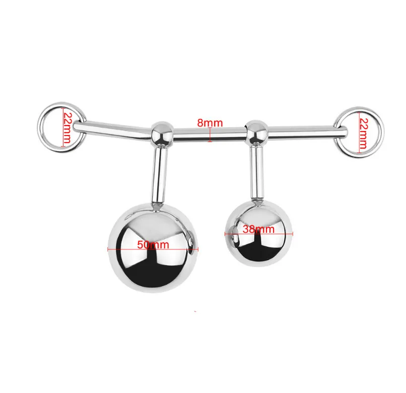 double anal butt plug Double Headed Butt Plug – MChastity main image 1