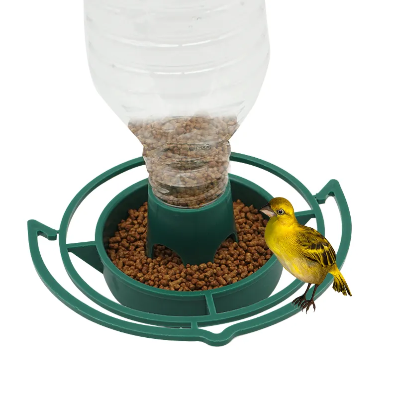 Automatisk Wild Bird Feeder Garden Feeding Outdoor Inoor Hanging Plast Feed Bowl Pet Feeding Tools Fröer Feed Forest Cup